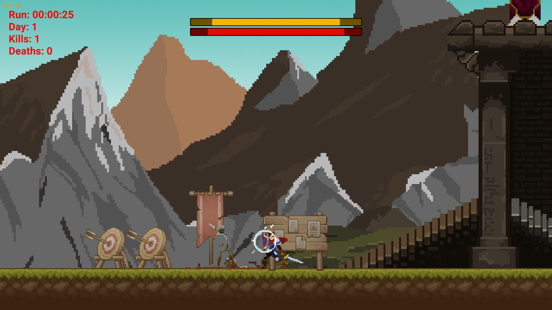 Screenshot of the game Not Rokatusch.